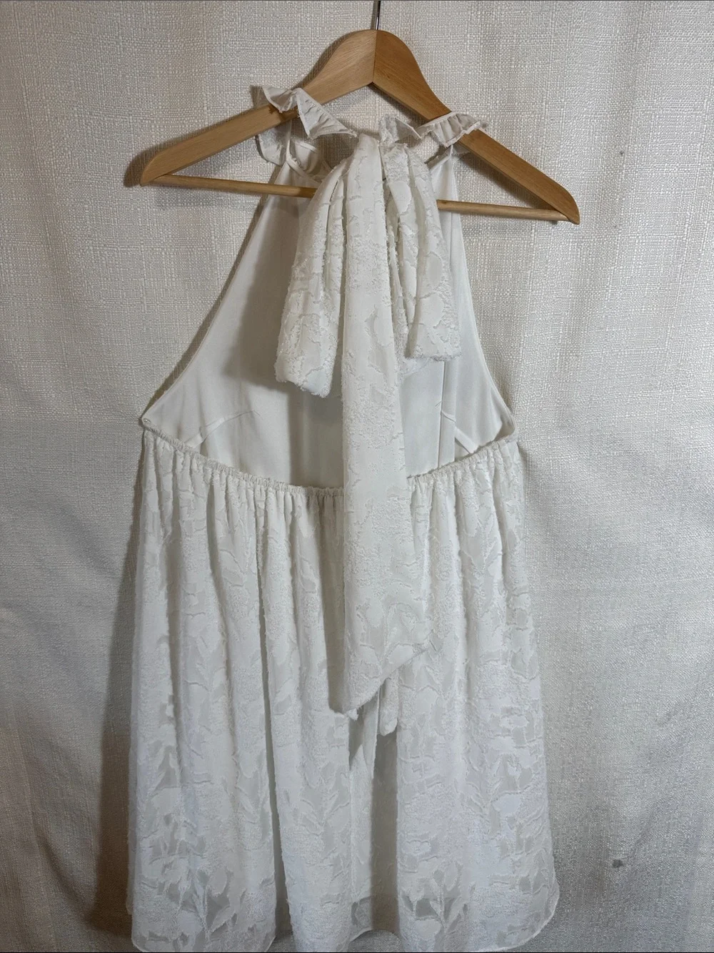 Sachin & Babi x Dillard’s White Backless Bow Dress Party Bridal Shower Size 14 - Picture 5 of 5